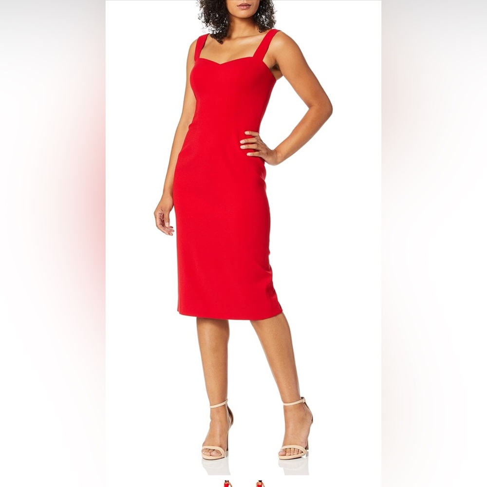 Dress the Population Red Sheath Dress **Brand New Condition**